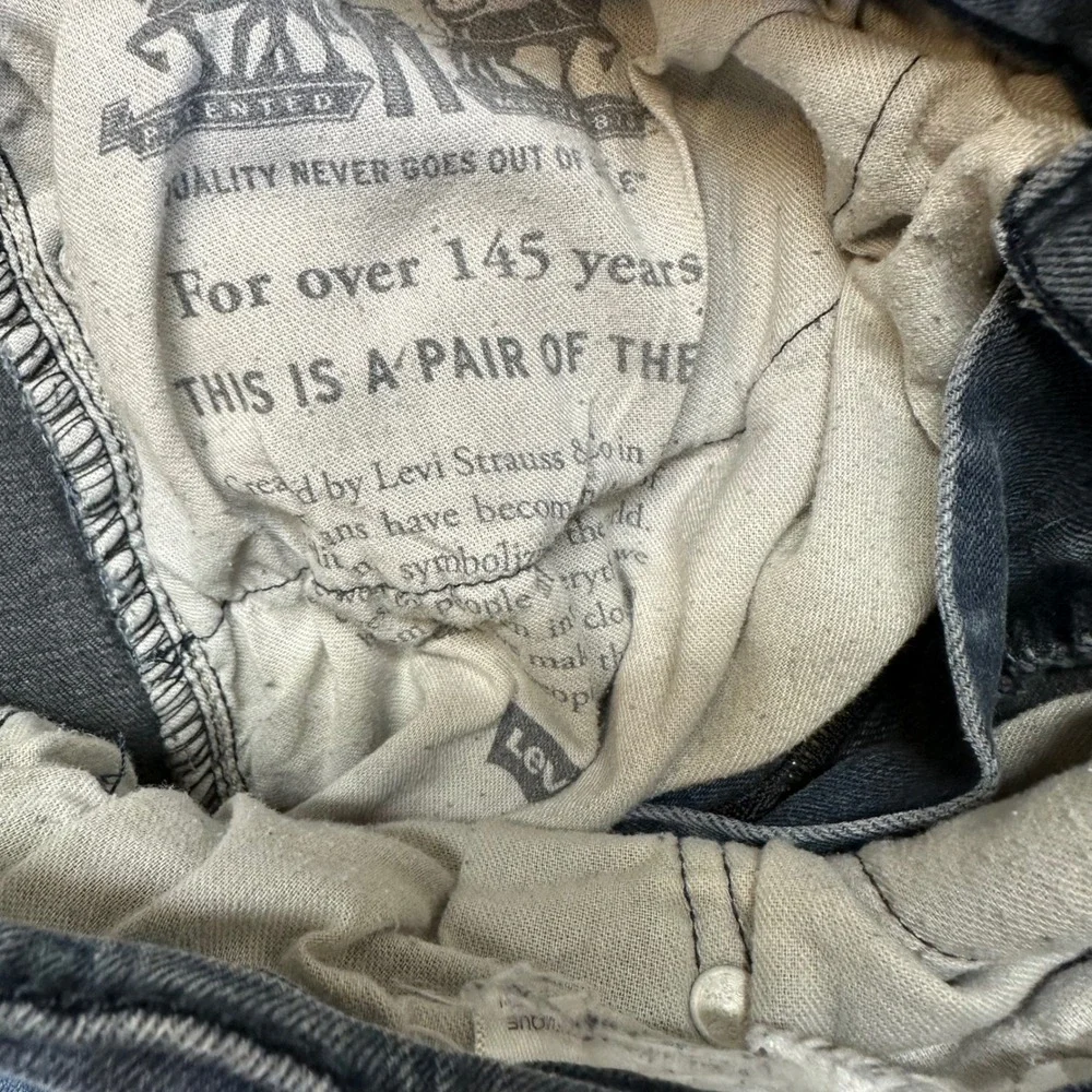Levi Strauss & Co Jeans Mens Blue Excellent Stretch Denim Dark Wash 5-Pocket